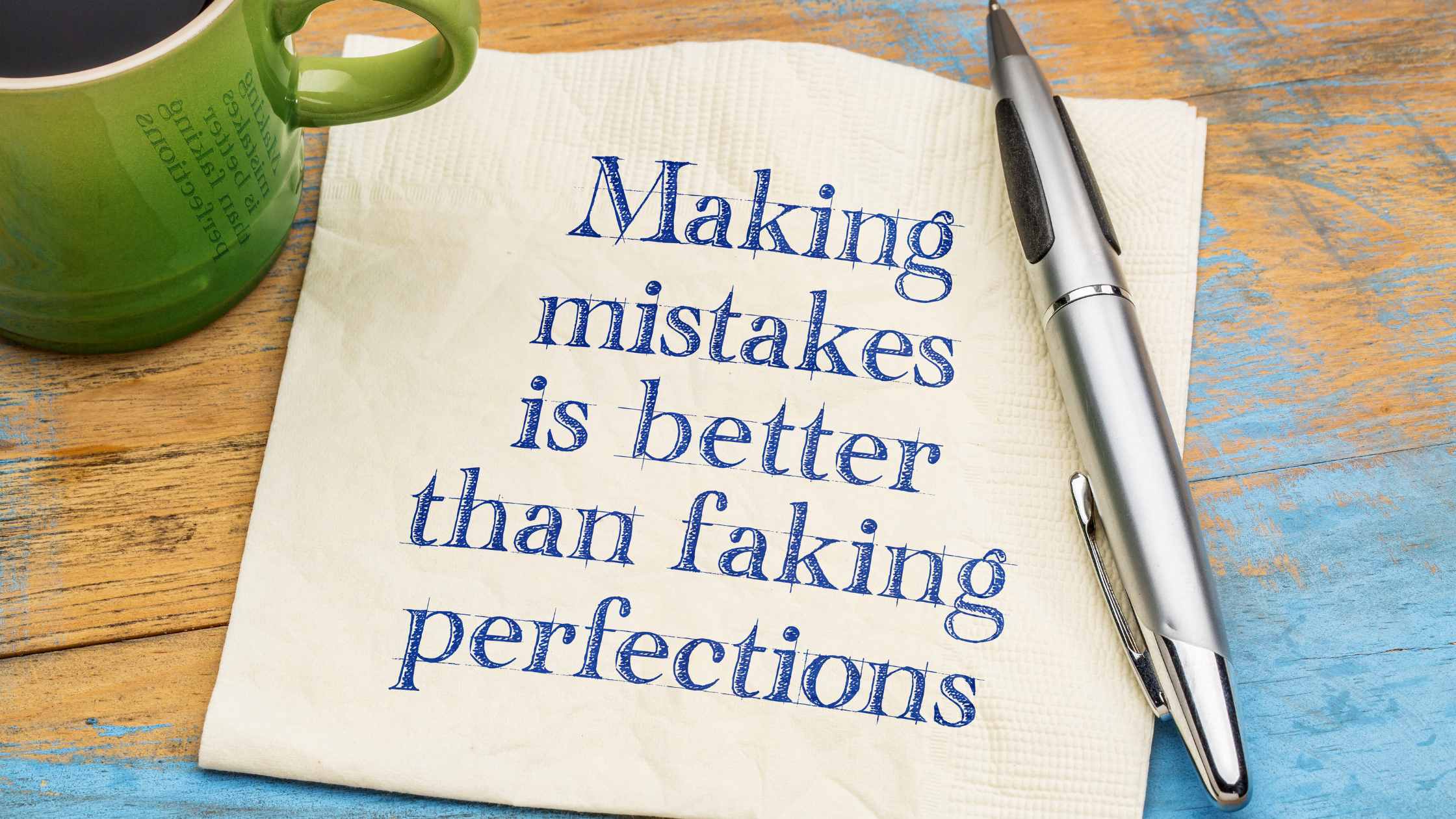 Kind fouten maken is beter dan perfectie faken